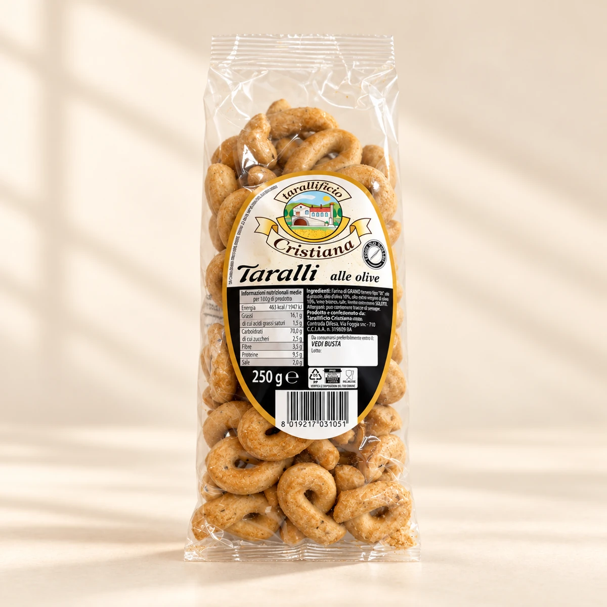 Taralli aux olives